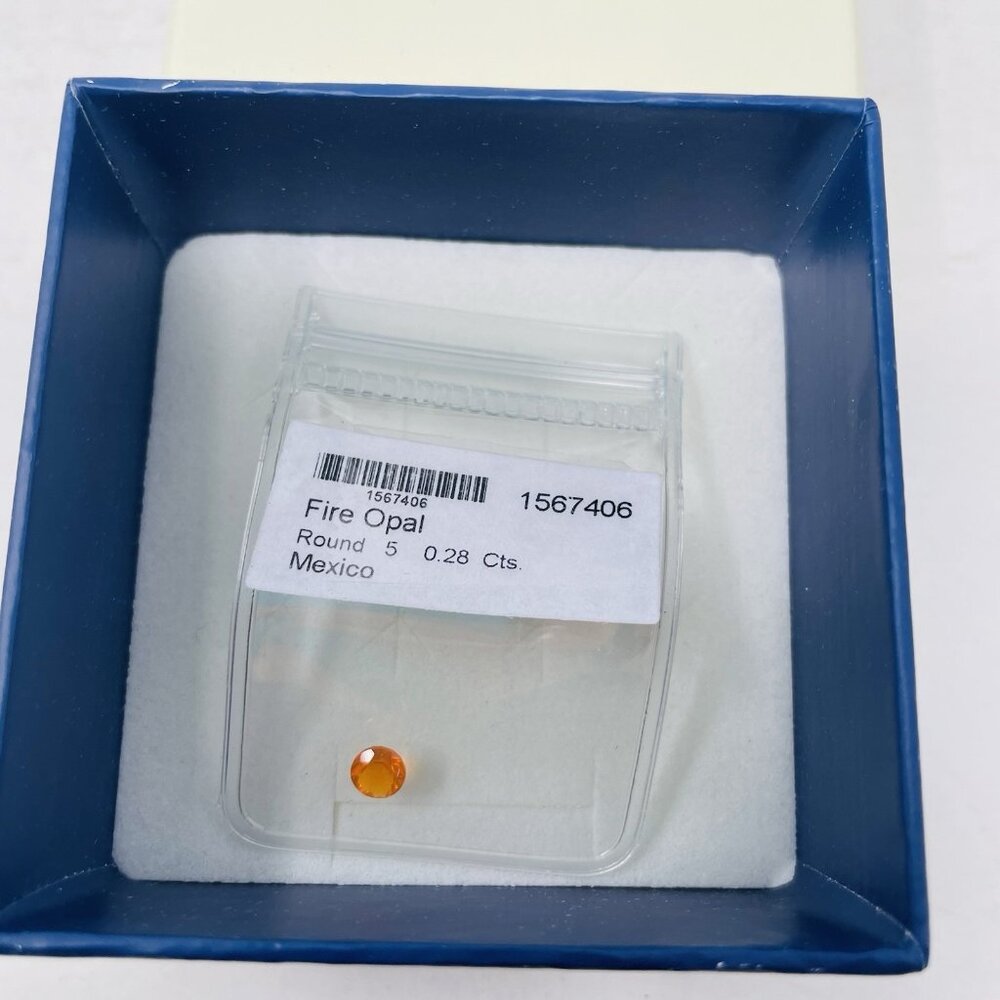 Shop LC Jalisco Fire Opal Round 5mm Loose Gemstone for Jewelry Making 5208